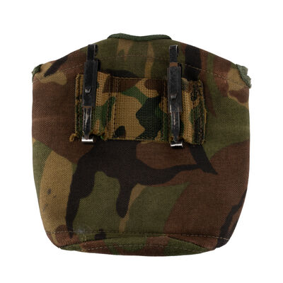Dutch Woodland Canteen Cover w/Alice Clips | Issued, , large